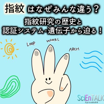 指紋はなぜみんな違う?指紋研究の歴史と認証システム・遺伝子から迫る! #66