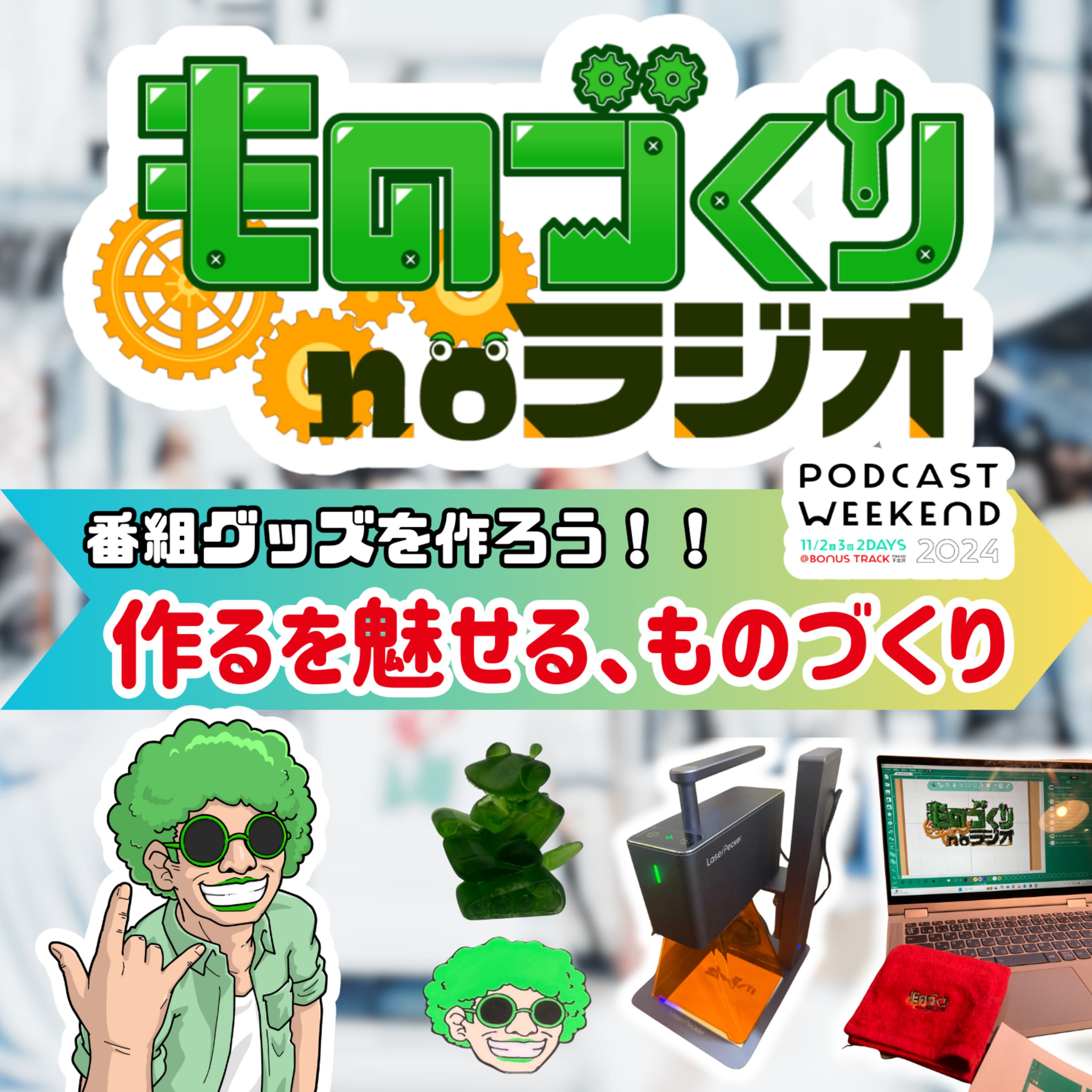 #112 作るを魅せる、ものづくり!!番組グッズを作ろう【Podcast weekend】