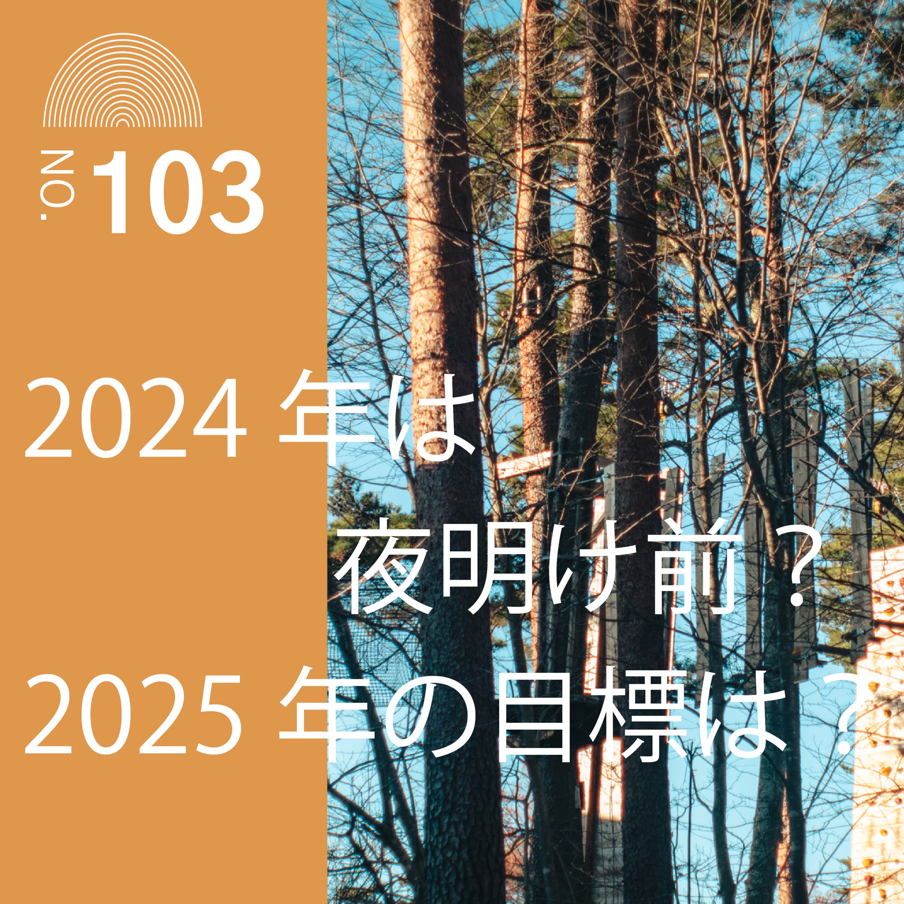 #103 2024年は夜明け前?2025年の目標は?