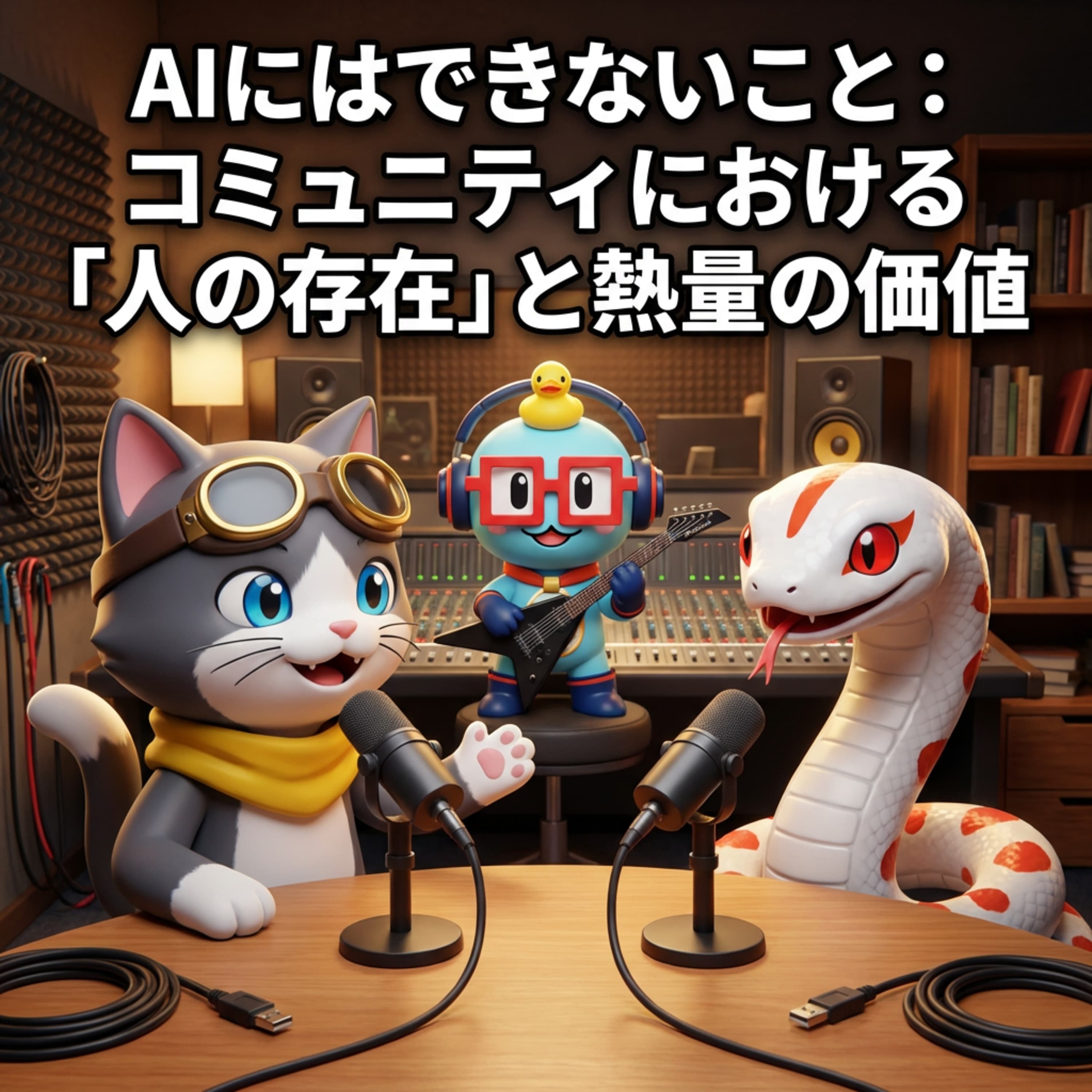 AIにはできないこと:コミュニティにおける「人の存在」と熱量の価値