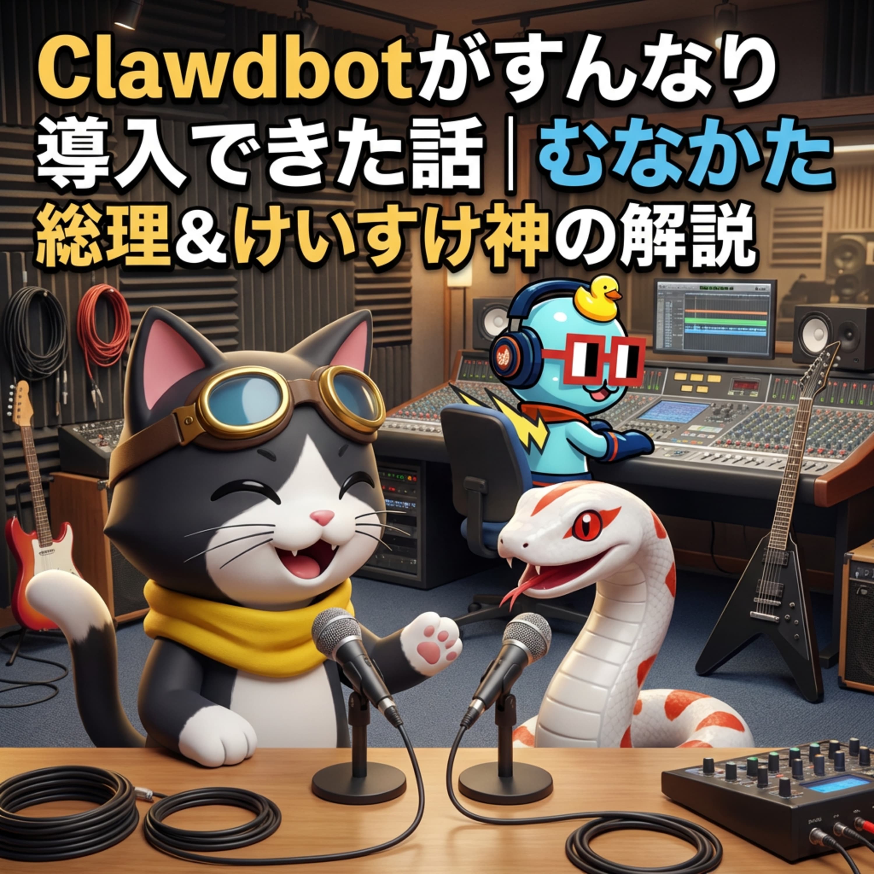 Clawdbotがすんなり導入できた話|むなかた総理&けいすけ神の解説