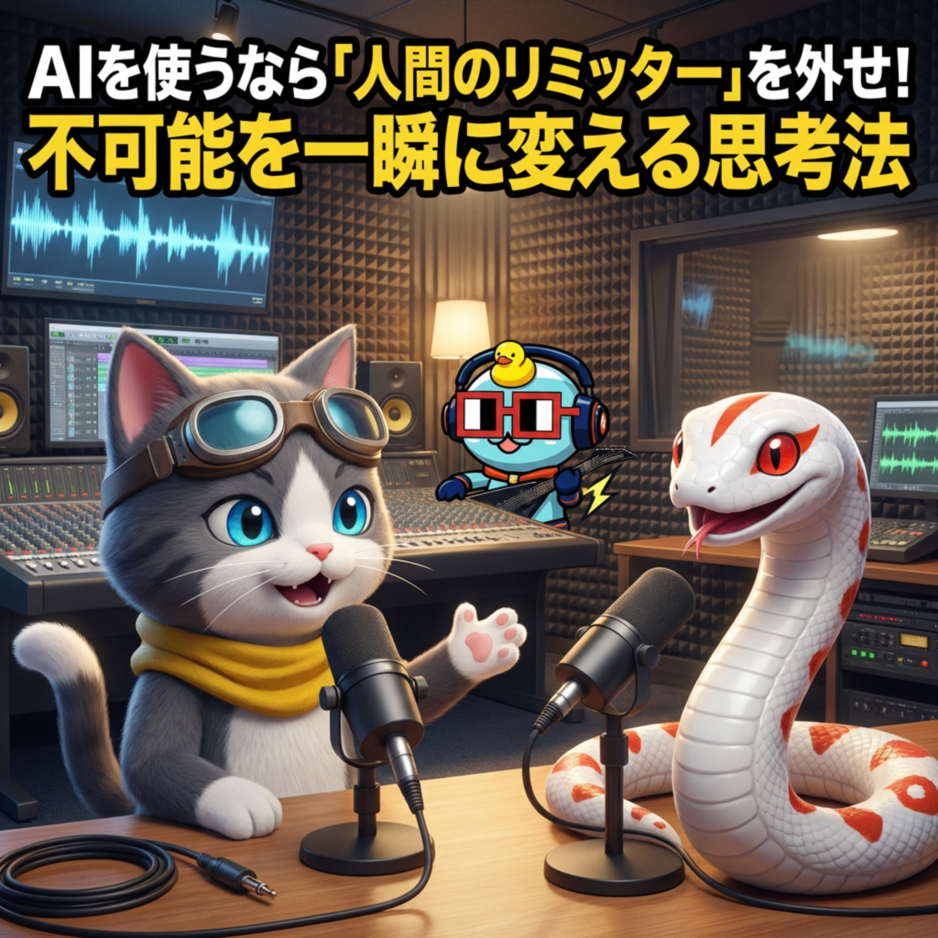 AIを使うなら「人間のリミッター」を外せ!不可能を一瞬に変える思考法