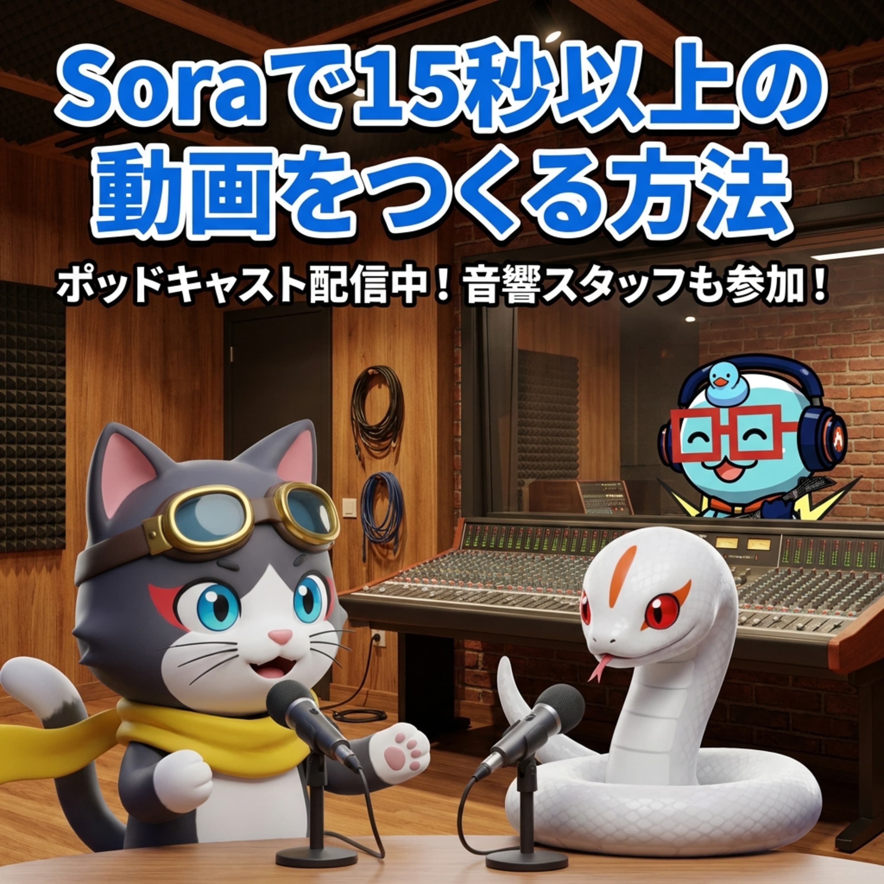 Soraで15秒以上の動画をつくる方法