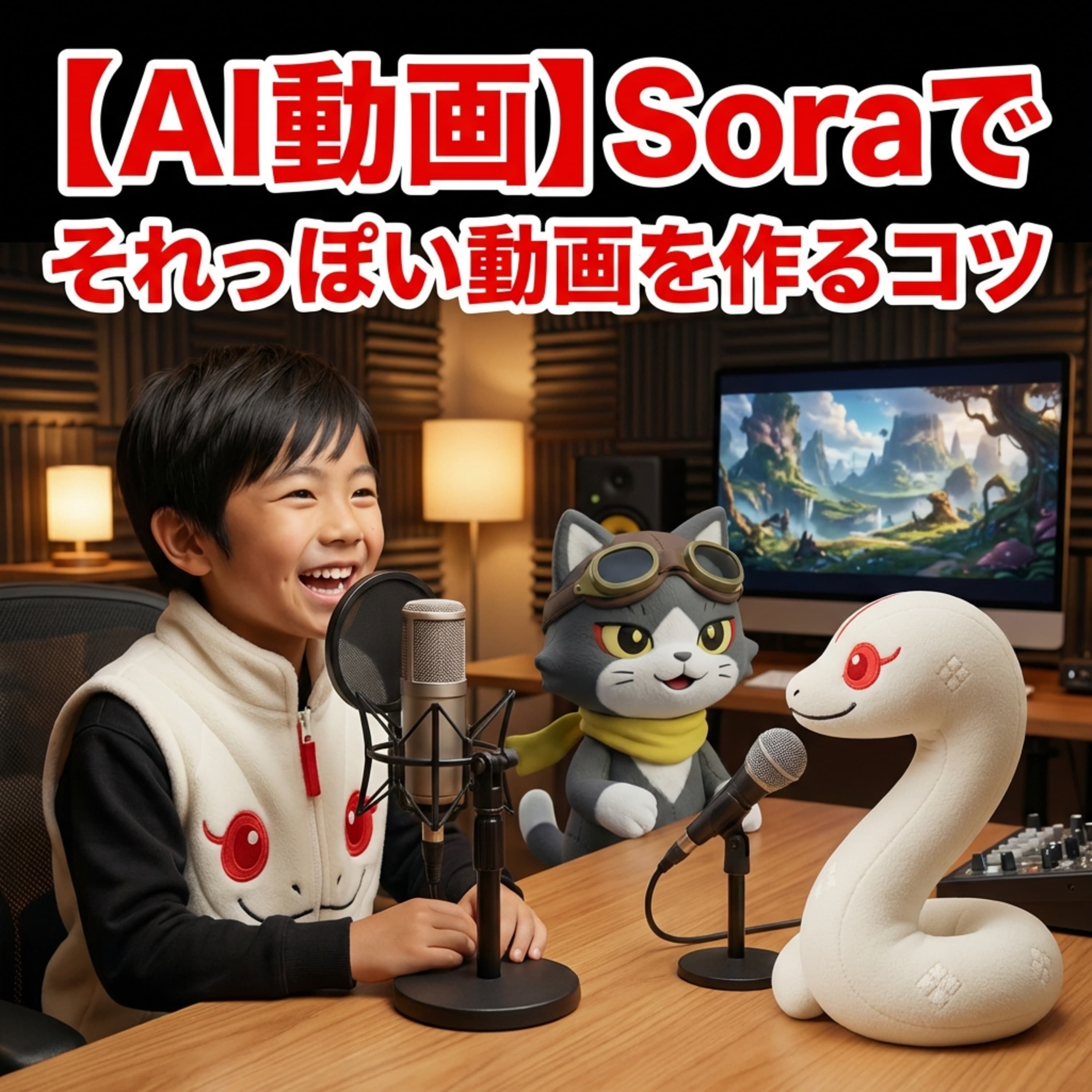 【AI動画】Soraでそれっぽい動画を作るコツ