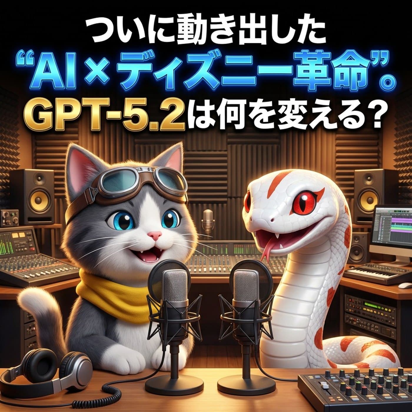 ついに動き出した“AI × ディズニー革命”。GPT-5.2は何を変える?