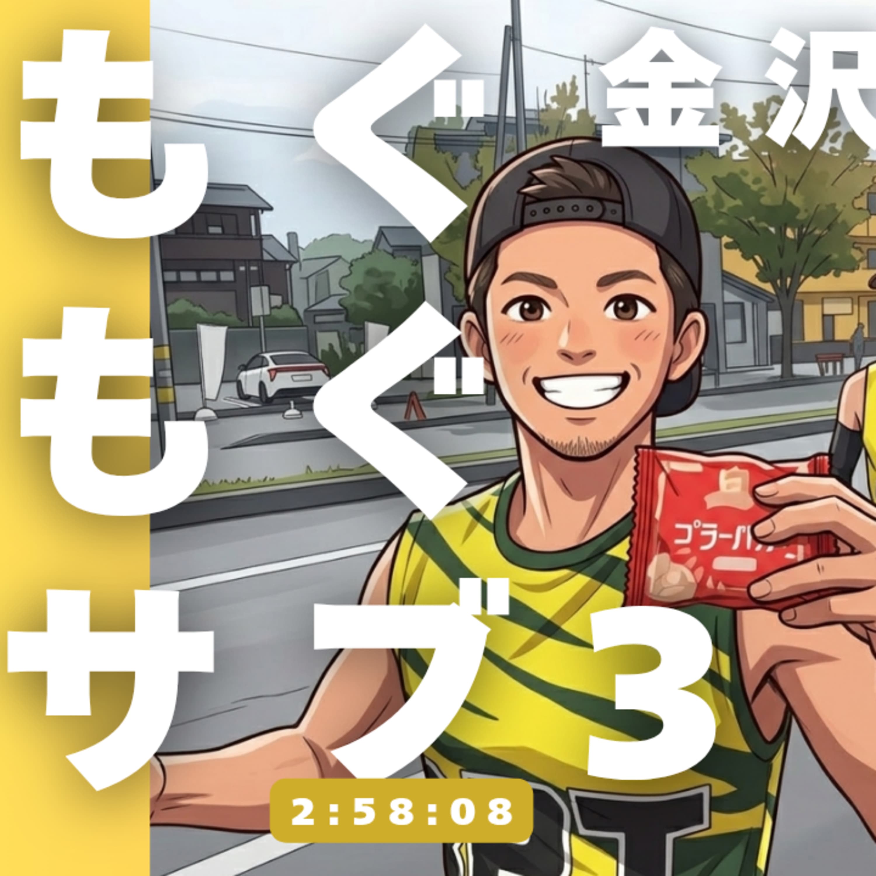 EP07∣🇯🇵金沢マラソン:エイドにカツカレー🍛?!「もぐもぐスリー(食べながらSUB3)」に挑んだ男たちの結果は?!