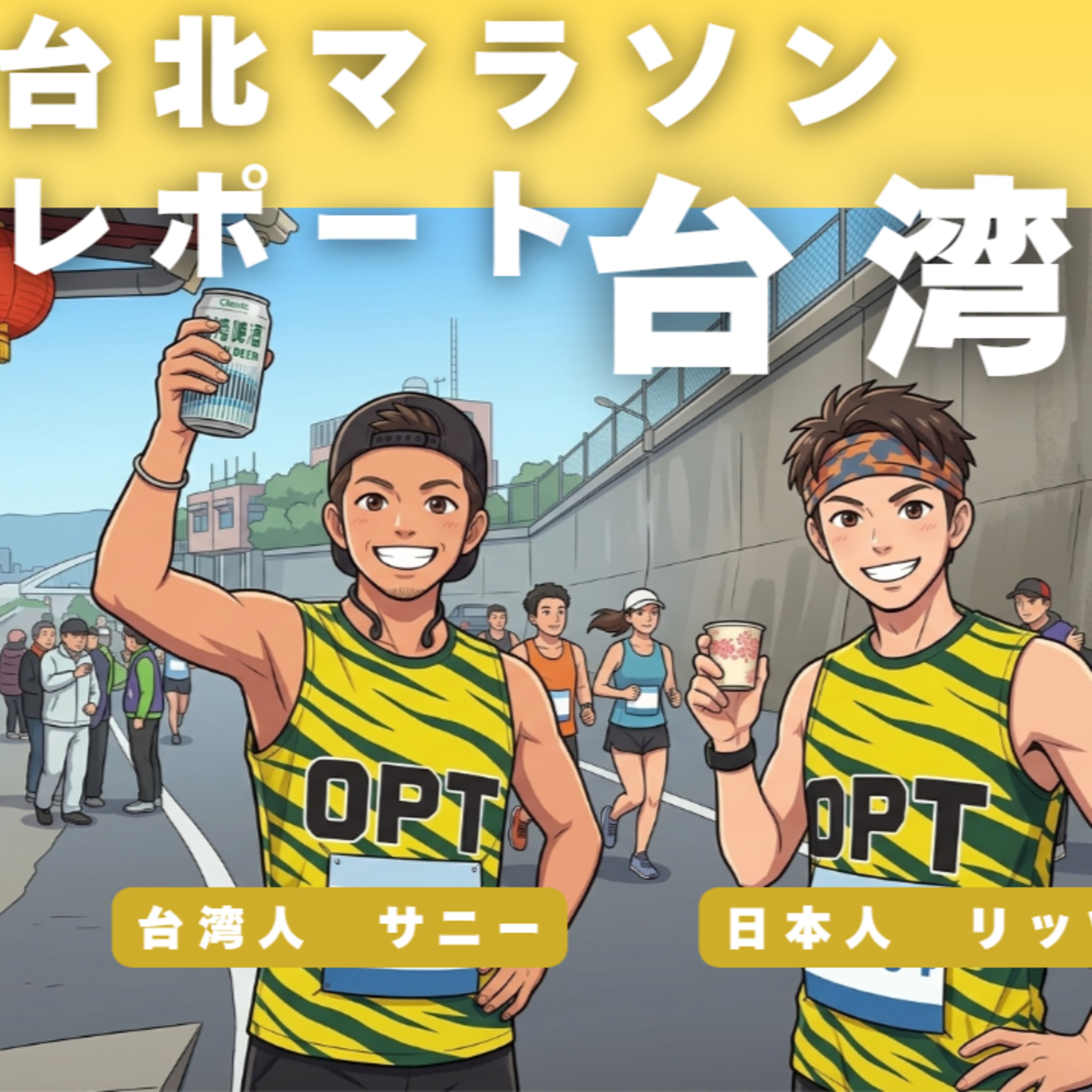 EP05|🇹🇼台北マラソン:35kmで私設エイド🍺を飲んでサブ3!無謀な「ビールスリー」の結果は?🤣