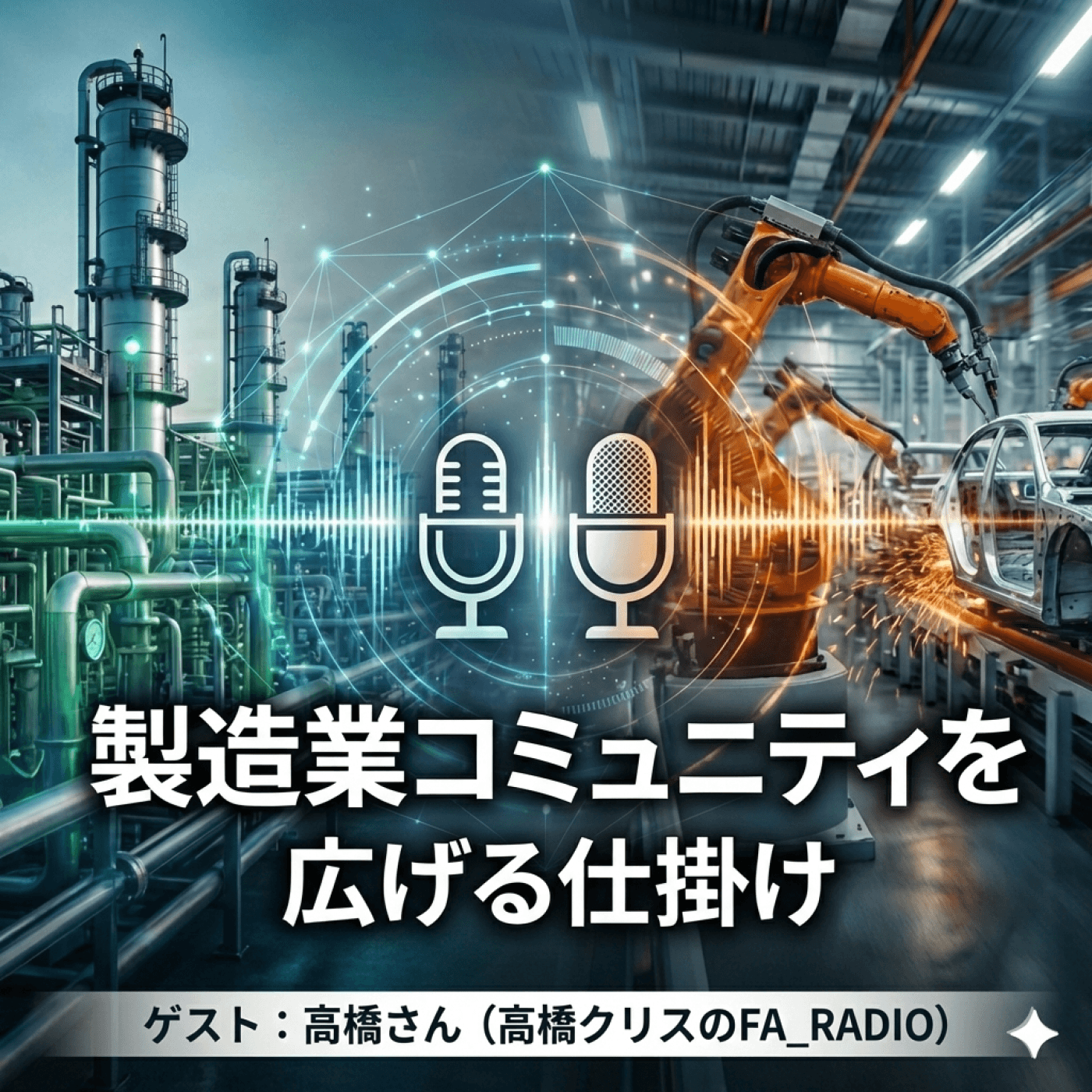 #62 製造業コミュニティを広げる仕掛け|継続を支える経験値(ゲスト:高橋クリスのFA_RADIO 高橋さん)