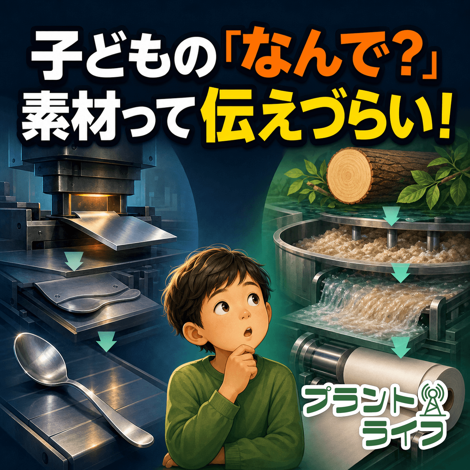 #111 子どもがモノづくりと素材に興味を持ち始めた!けど伝えづらい……