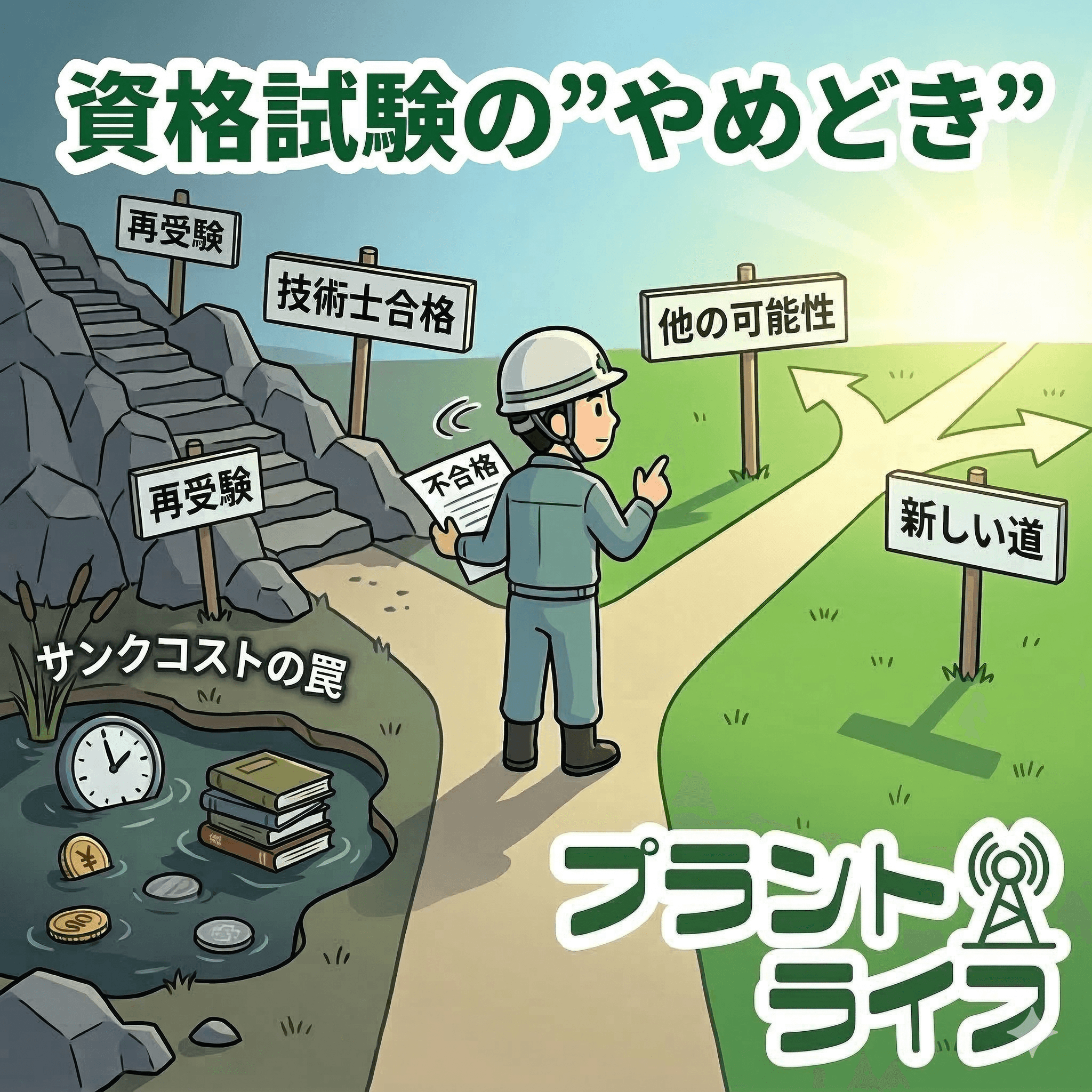 #47 資格試験の”やめどき”〜技術士試験の結果とサンクコストの罠〜