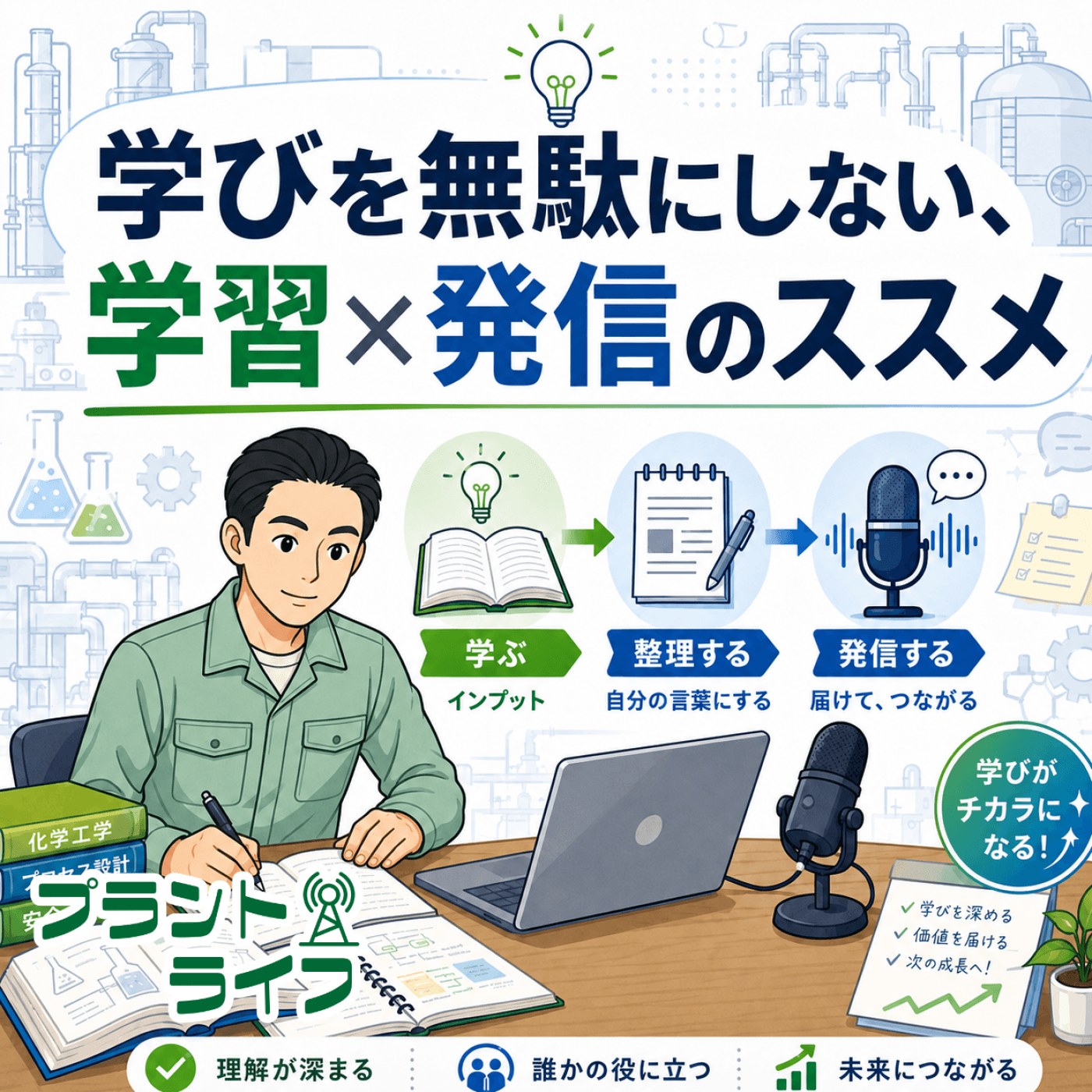 #103 学びを無駄にしない、学習×発信のススメ