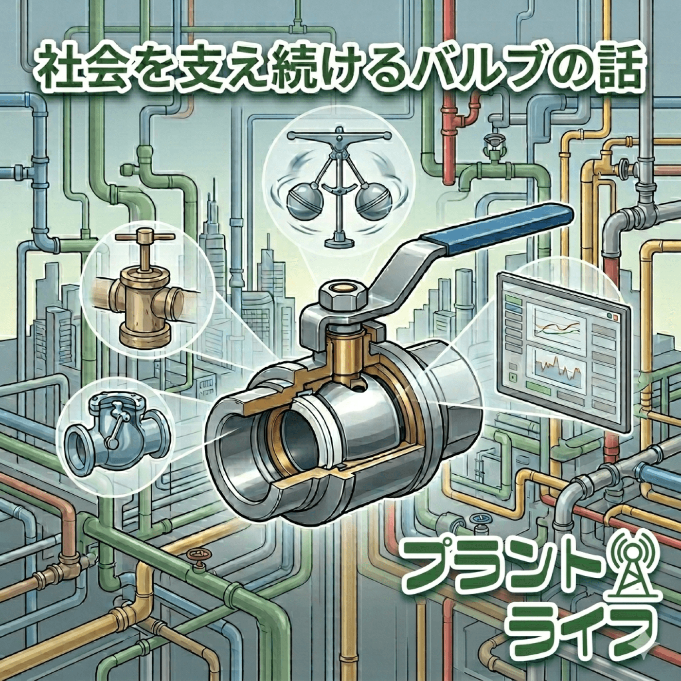 #82 社会を支え続けるバルブの話