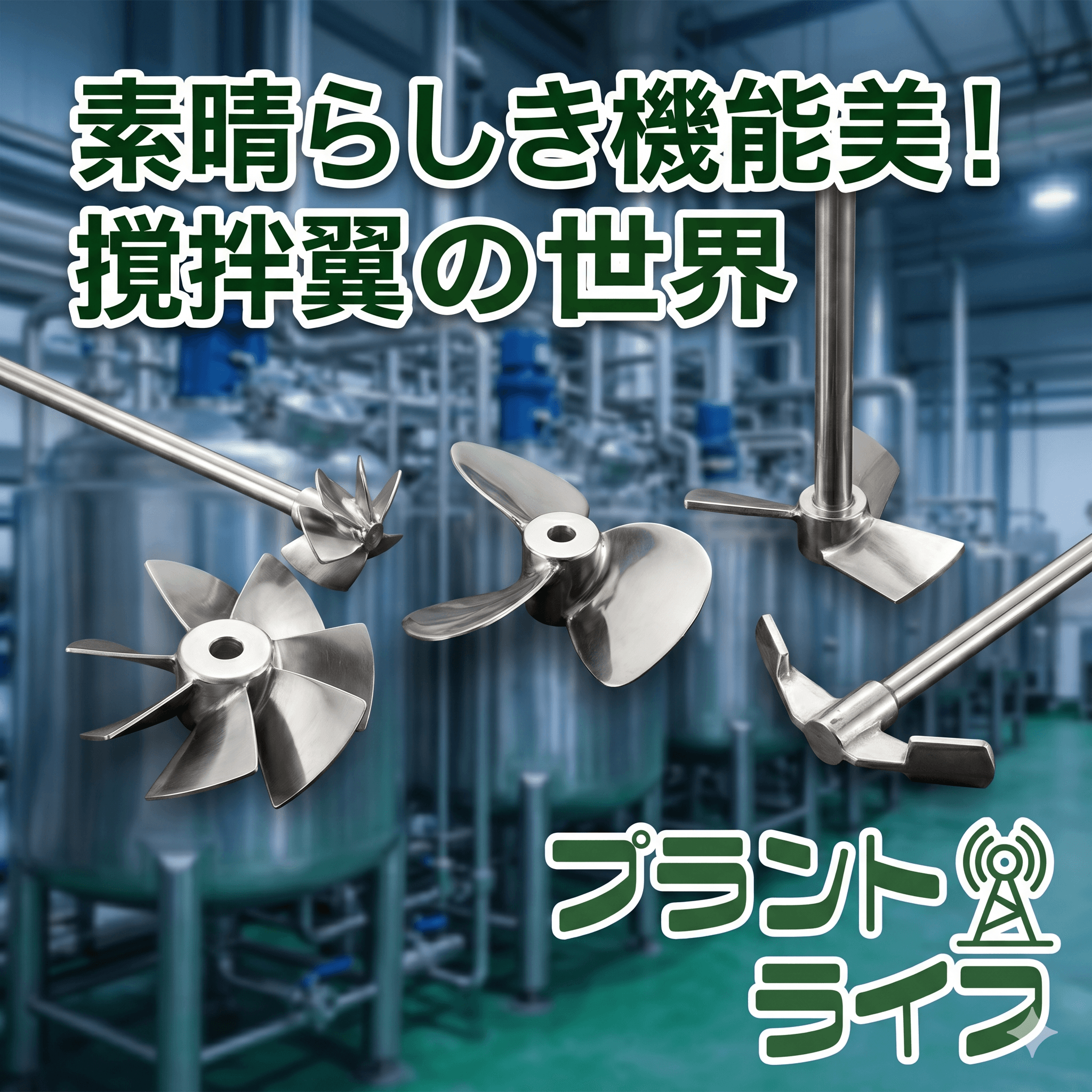 #87 素晴らしき機能美!撹拌翼(かくはんよく)の世界