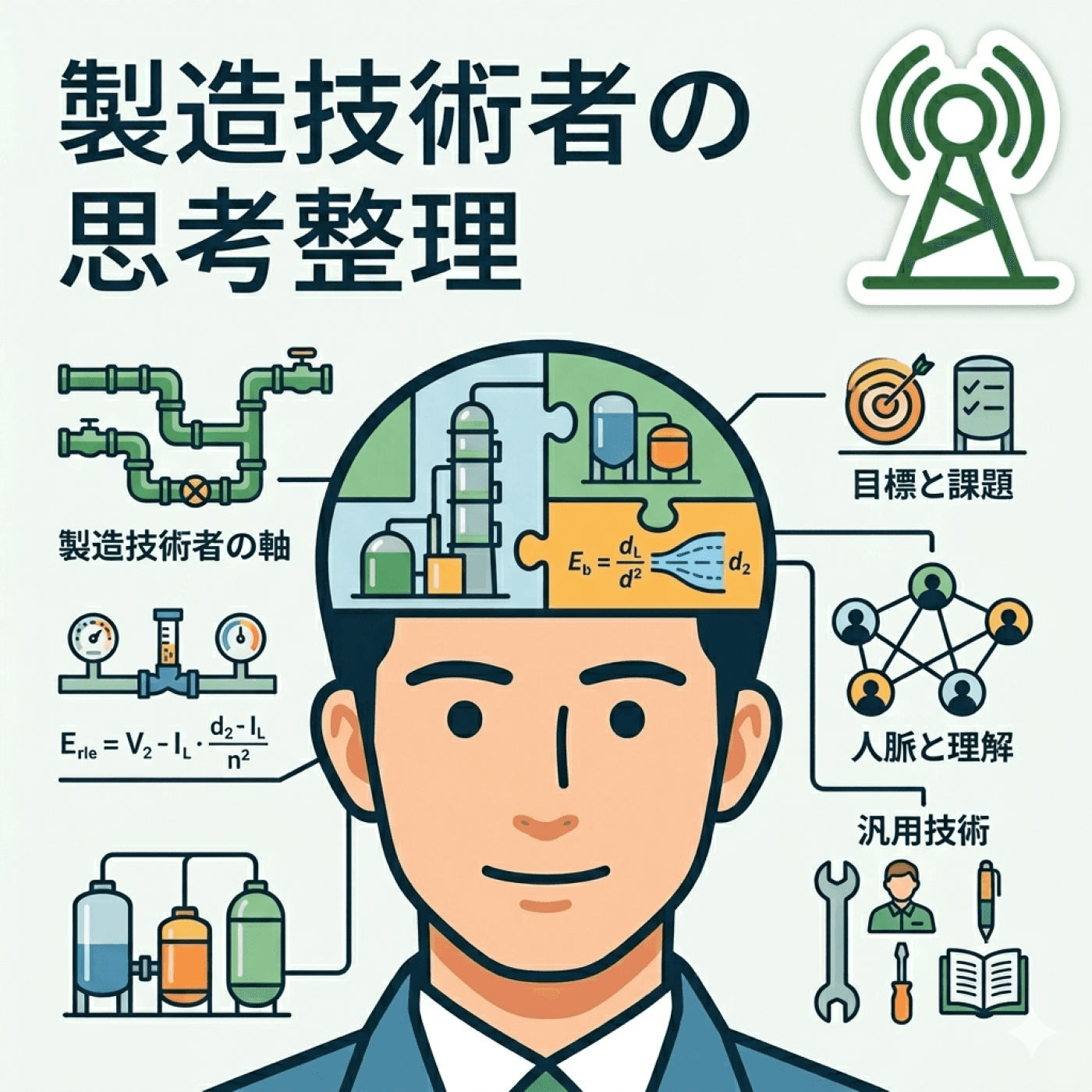 #81 思考の整理:製造技術者になった今の状況について考えてみる