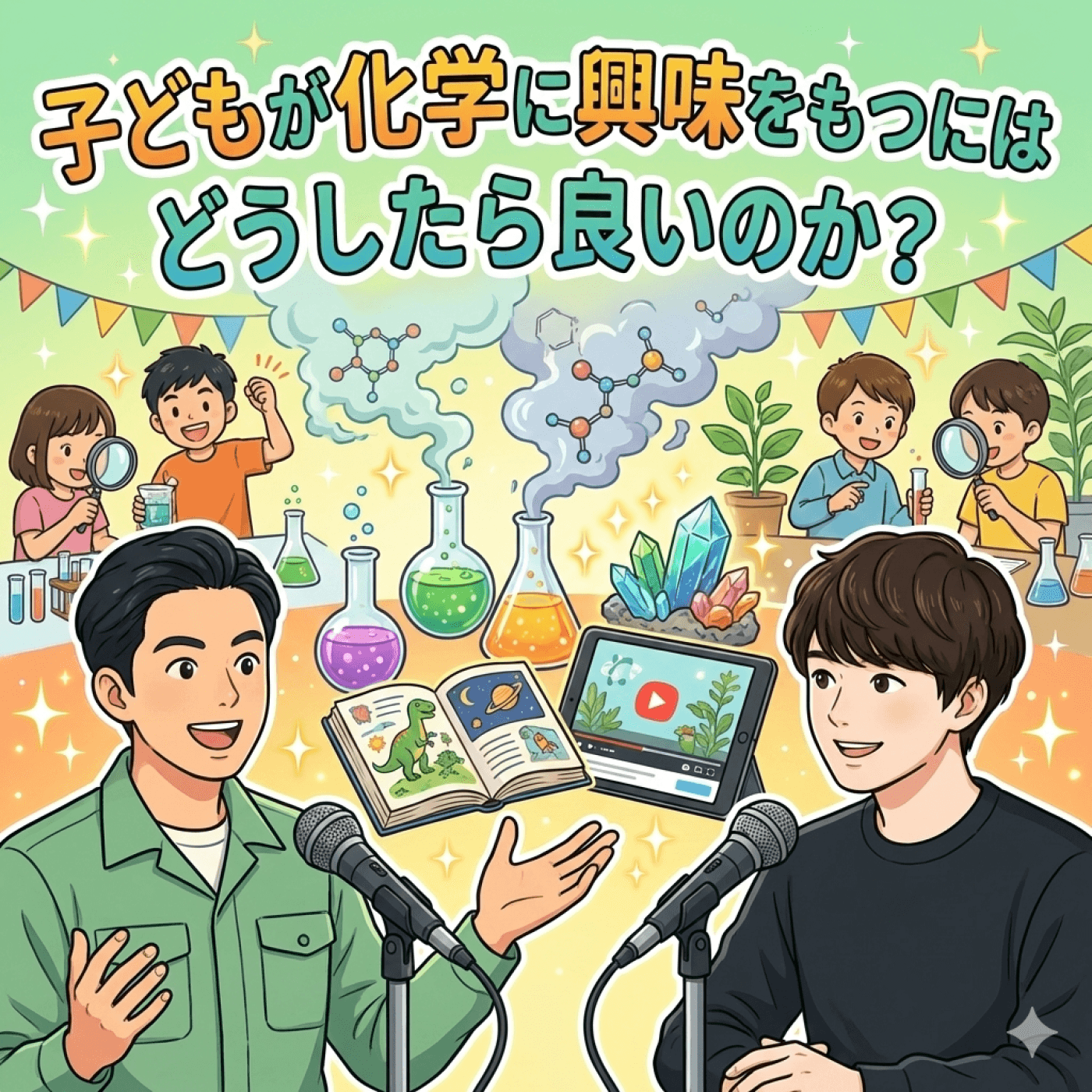 #61 子どもが化学に興味をもつにはどうしたら良いのか?(ゲスト:サイエントーク ”レン”さん)